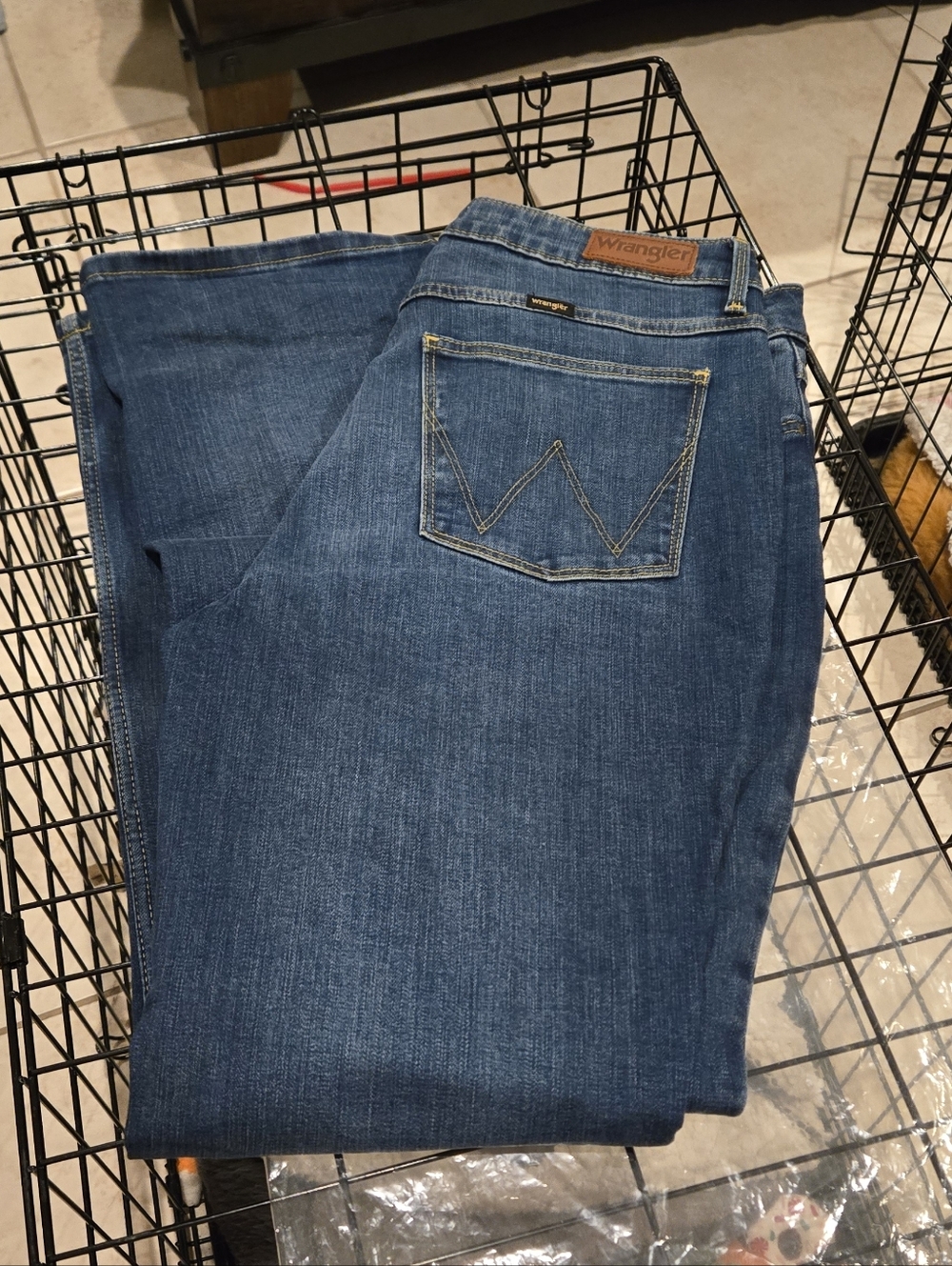 Wrangler Women's Dark Blue Bootcut Jeans 12x30